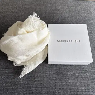 D&DEPARTMENT PROJECT 린넨 스톨 화이트