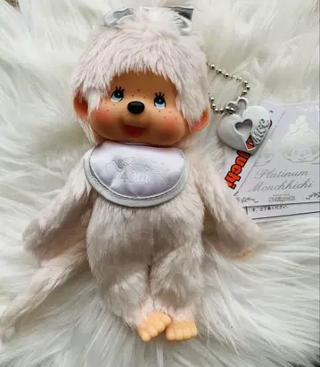 새상품 40주년 플래티넘 여아 몽치치 monchhichi