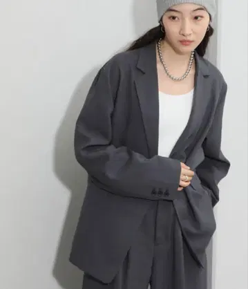 NOGLE 노글 오버 라이트 테일러드 자켓
