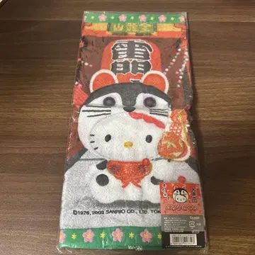 고토치키티 헬로키티 도쿄 한정판 대도쿄 아사쿠사 라이몬 핸드 타월 타월