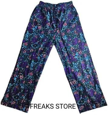 새상품 FREAKS STORE 꽃무늬 이지 팬츠