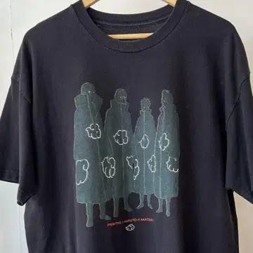 공식 NARUTO 티셔츠 아카츠키 vintage