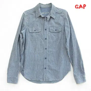 [ GAP ] 갭 핀스트라이프 데님 셔츠 0227