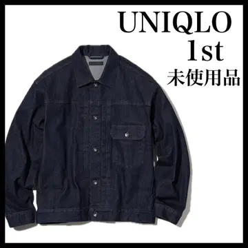 UNIQLO 1st 데님 자켓 G 미사용품 다크 네이비 M 사이즈 k