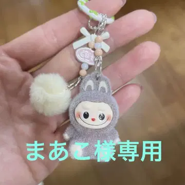 라부부 키링 LABUBU 그레이 대인기