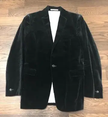 어태치먼트 ATTACHMENT 벨벳 자켓 블랙 벨로아 자켓