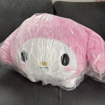 택 포함 마이멜로디 초대형 BIG 봉제 인형 엎드린 모습
