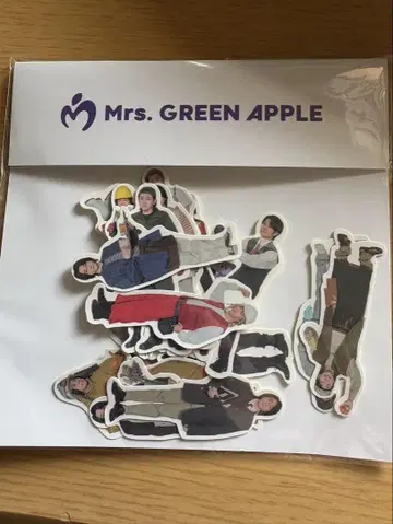 Mrs. GREEN APPLE 스티커 아크릴 스탠드 키링 세트