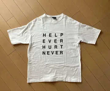 후지이 카제 HELP EVER HURT NEVER 티셔츠 L 사이즈