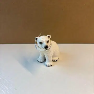 슐라이히 단종 북극곰 새끼 피규어