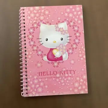 레어 HELLO KITTY 링 노트 미사용품
