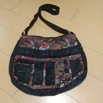 QutieFrash 일본풍 패턴 숄더백