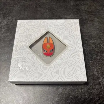 sky 핀 배지 감사의 여우 가면 미개봉