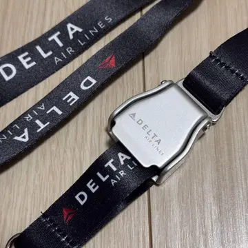 델타 항공 DELTA AIRLINES 안전벨트 넥스트랩 블랙