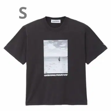S GOD ONLY KNOWS PHOTO SEA 티셔츠 BLACK