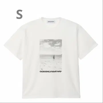 S GOD ONLY KNOWS PHOTO SEA 티셔츠 WHITE