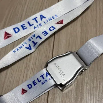 델타 항공 DELTA AIRLINES 안전벨트 넥스트랩 화이트
