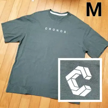 CRONOS 크로노스 오버사이즈 티셔츠 38 M 사이즈 그린 계열