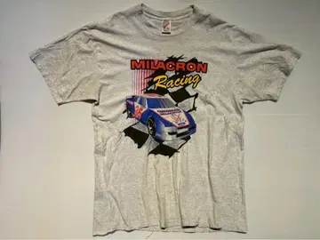90's 미라클리온 레이싱 티셔츠 그레이