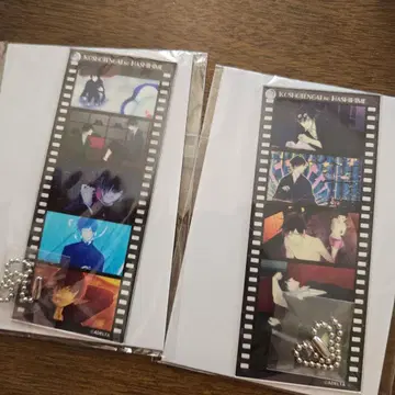 고서점가의 다리 공주 네거 필름풍 아크릴 키체인 세트