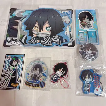 이쿠로 오바나이 귀멸의 칼날 세트 빅 다이컷 스티커