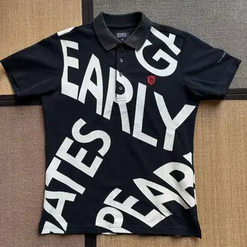 파리게이츠 전면 로고 프린트 피케 셔츠