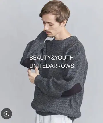 [새상품급] UNITEDARROWS BEAUTY&YOUTH 니트 그레이