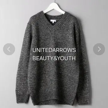 [새상품급] UNITEDARROWS BEAUTY&YOUTH 니트 그레이
