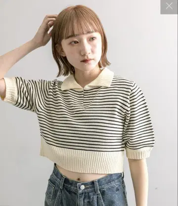 mline mystic 백 로고 보더 상의