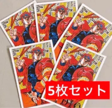 죠죠/아라키 히로히코 원화전/엽서 세트 (DIO) 5매 세트