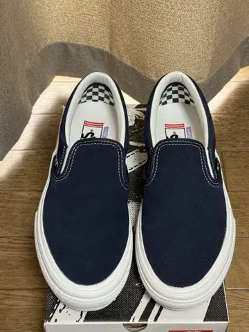 반스 스케이트 슬립온 팝 쿠쉬 네이비 26.5cm