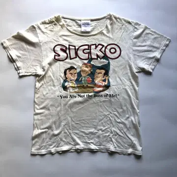 레어 SICKO 1998 재팬 투어 T셔츠 POPPUNK 90s