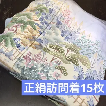 [기모노 묶음 판매] 순수 실크 호몬기 15매 리메이크 소재 핸드메이드용