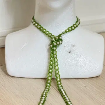 [ 예쁨 ] 진주와 비즈 목걸이