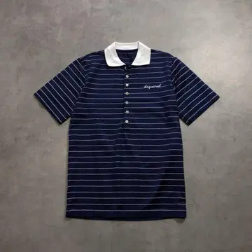 HQ148 DSQUARED2 : 자수 보더 피케 셔츠