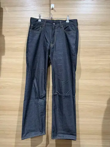 BEAMS 빔즈 데님 라이크 팬츠 스트레이트 심플 무지 M