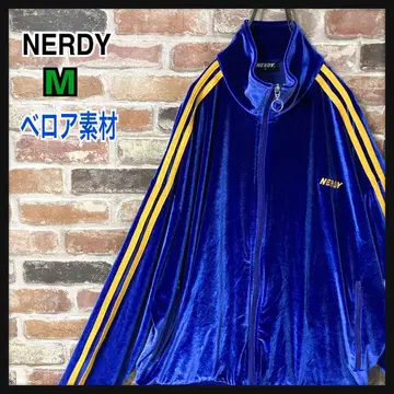[인기] NERDY 널디 트랙 자켓 벨로아 소재 M 퍼플 보라색