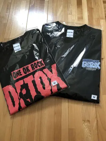 원오크락 detox 티셔츠 원오크 one ok rock 2매