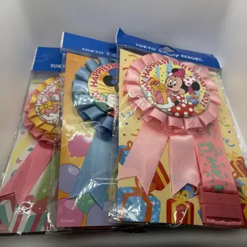 새상품 디즈니 미니 벌스데이 로제트