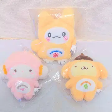 나의 데코 가방 마스코트 산리오 푸딩 하나마루오바케 코기뮨