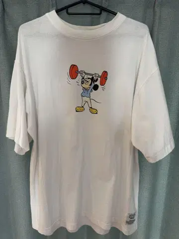 Disney 미키마우스 x DISCUS ATHLETIC 티셔츠 L