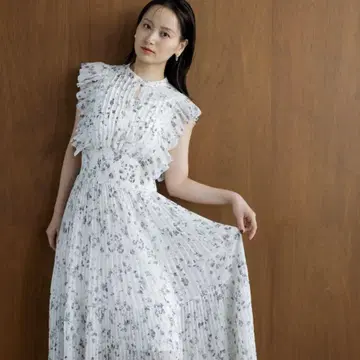 SNIDEL Sustainable 프릴 원피스