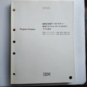IBM MVS/확장 아키텍처 감시 프로그램 서비스 및 매크로 명령어