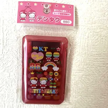 미사용 새상품 헬로키티 계산기 빨간색