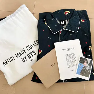 BTS artist made JIN 파자마 악마 BLACK