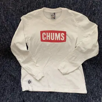 CHUMS 참스 로고 롱 슬리브 티셔츠