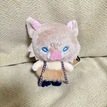 귀멸의 칼날 하시비라 이노스케 니토탄 봉제 인형 마스코트 키링