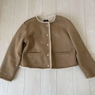 ZARA 무스탕 코트 L