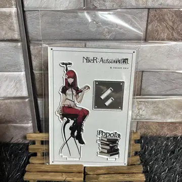 NieR Automata 아크릴 스탠드 서점 포폴과 서적 새상품