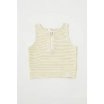 MOUSSY (마우지) ZIP UP KNIT 탱크탑